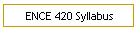 ENCE 420 Syllabus