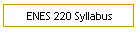 ENES 220 Syllabus
